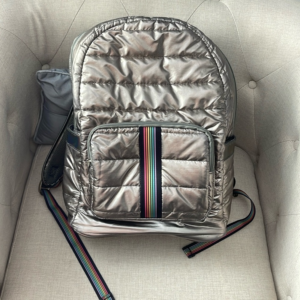 Top Trenz silver backpack